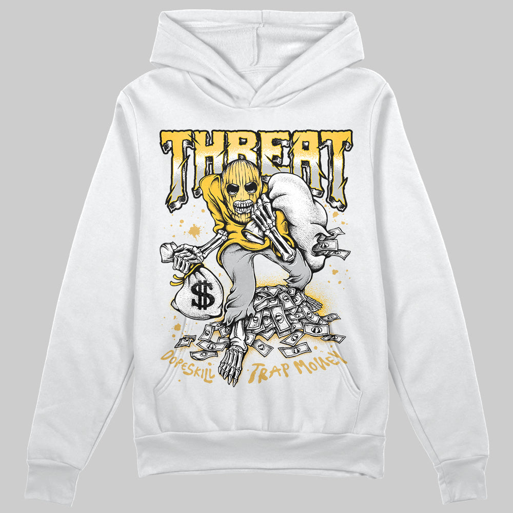 Jordan 12 "Phantom" DopeSkill Hoodie Sweatshirt Threat Graphic Streetwear - White