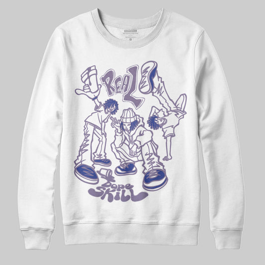 Jordan 1 Retro Low OG Zion Williamson Voodoo Alternate DopeSkill Sweatshirt Real Y2K Players Graphic Streetwear - White