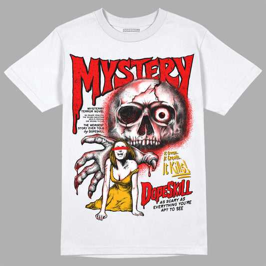 Red Sneakers DopeSkill T-Shirt Mystery Ghostly Grasp Graphic Streetwear - Black