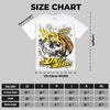 Yellow Ochre 6s DopeSkill Oversize Print T-Shirt Drip Season Graphic