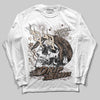A Ma Maniére x Air Jordan 4 “Dark Mocha” DopeSkill Long Sleeve T-Shirt Drip Season Graphic Streetwear - White