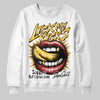 Jordan 12 "Phantom" DopeSkill Sweatshirt Lick My Kicks Graphic Streetwear - White