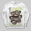 Chase B x Travis Scott x Jordan Jumpman Jack DopeSkill Long Sleeve T-Shirt The Mouth With No Droughts Graphic Streetwear - White