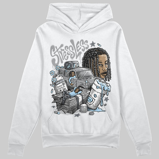 Jordan 5 Retro Wolf Grey (2026) DopeSkill Hoodie Sweatshirt Stressless Graphic Streetwear - White