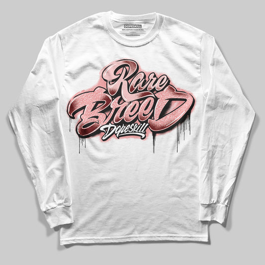 Jordan 3 Retro Valentine's Day Treat Yourself (2025) DopeSkill Long Sleeve T-Shirt Rare Breed Type Graphic Streetwear - White