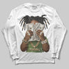 Foamposite Pro 'Pine Green' DopeSkill Long Sleeve T-Shirt Rich Youth Graphic Streetwear - White
