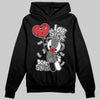 Jordan 3 OG “Black Cement” DopeSkill Hoodie Sweatshirt Love Sick Graphic Streetwear - Black