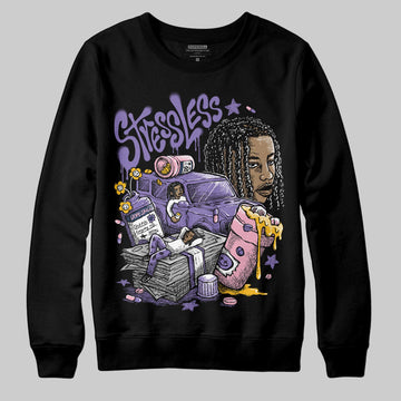 Jordan 11 "Mojave" DopeSkill Sweatshirt Stressless Graphic Streetwear - Black