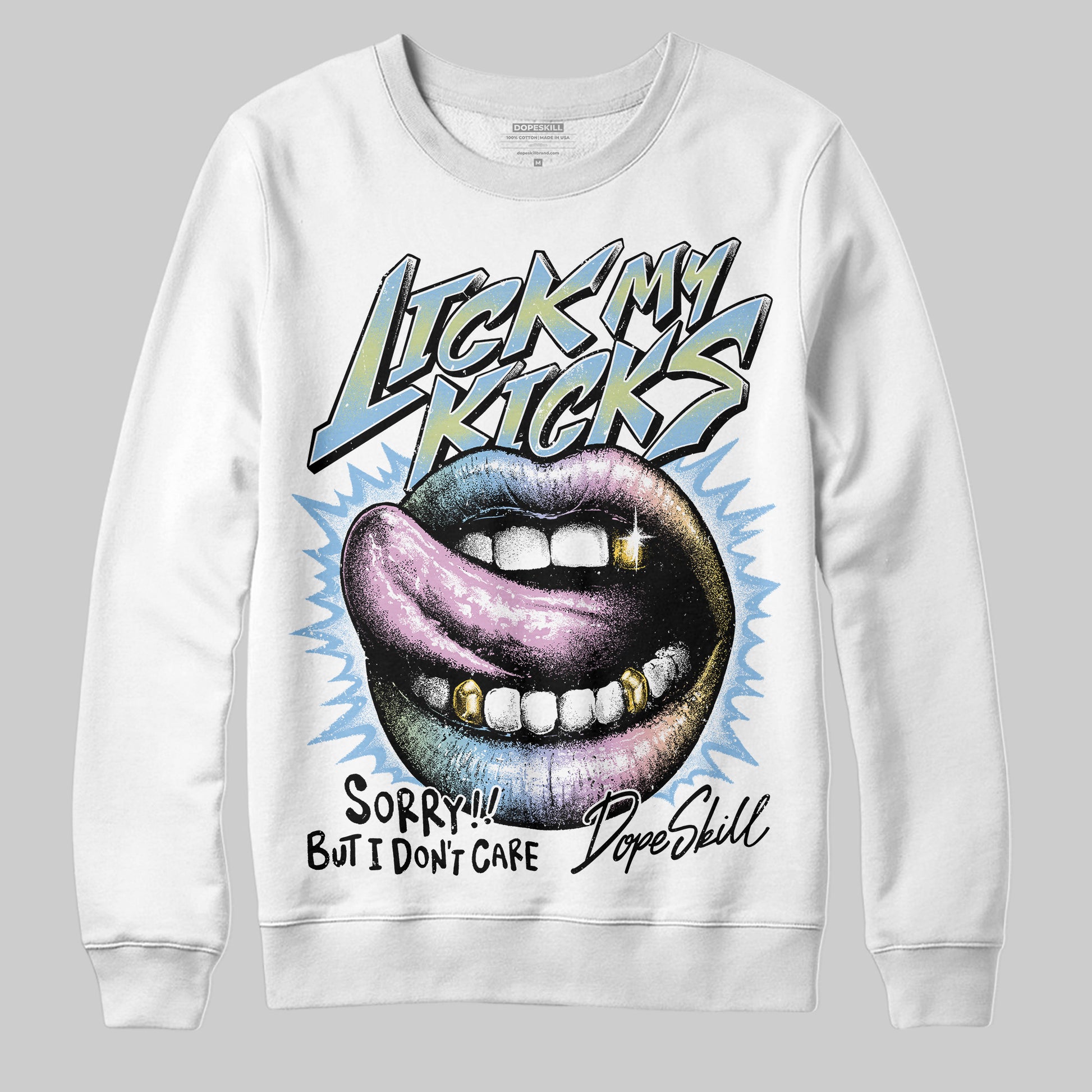 Jordan 5 “Year of the Snake” DopeSkill Sweatshirt Lick My Kicks Graphic Streetwear - White