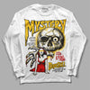 Yellow Sneakers DopeSkill Long Sleeve T-Shirt Mystery Ghostly Grasp Graphic Streetwear - White