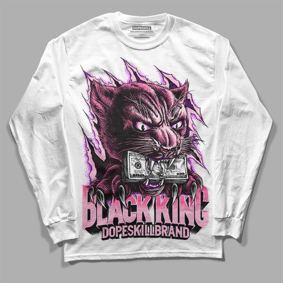 Dunk Low LX Pink Foam DopeSkill Long Sleeve T-Shirt Black King Graphic Streetwear - White