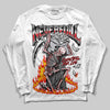 Grey Sneakers DopeSkill Long Sleeve T-Shirt NeverFull Graphic Streetwear - White