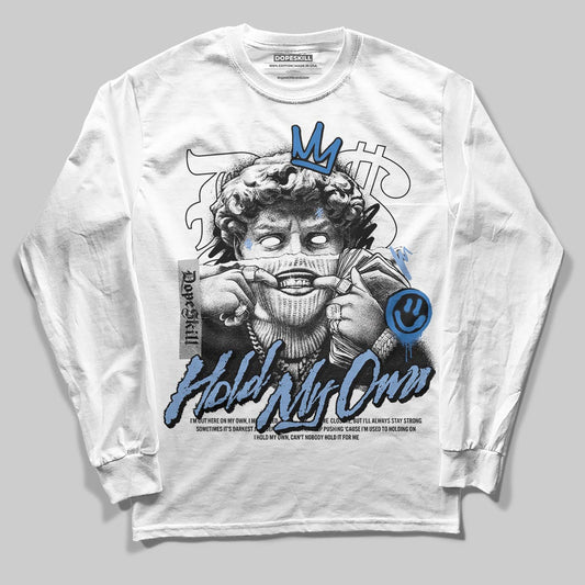 Jordan 4 WMNS 'Forget Me Not' DopeSkill Long Sleeve T-Shirt In My Way Graphic Streetwear - White