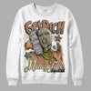 Jordan 6 WMNS Gore-Tex Brown Kelp DopeSkill Sweatshirt Get Rich Graphic Streetwear - White 