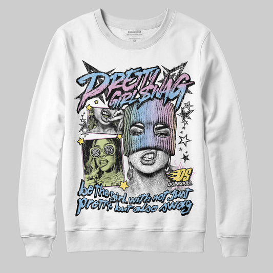 Jordan 5 “Year of the Snake” DopeSkill Sweatshirt Pretty Girl Swag Graphic Streetwear - White