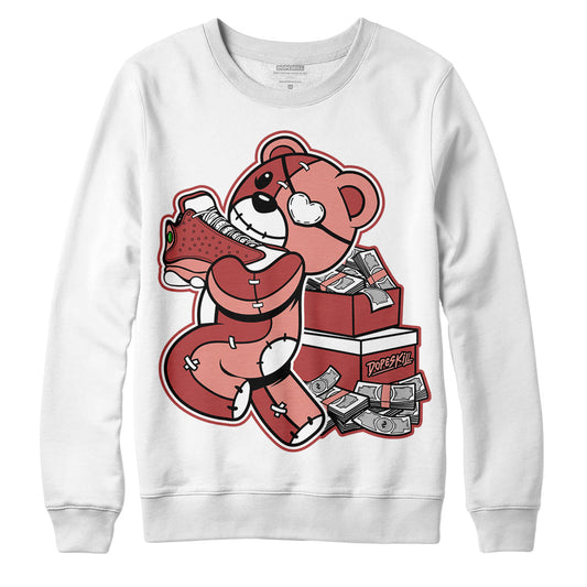 Jordan 13 “Dune Red” DopeSkill Sweatshirt Bear Steals Sneaker Graphic Streetwear - White