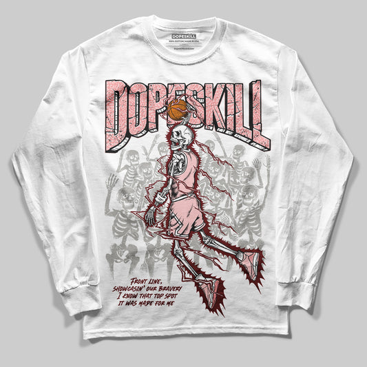 Jordan 3 Retro Valentine's Day Treat Yourself (2025) DopeSkill Long Sleeve T-Shirt Thunder Dunk Graphic Streetwear - White