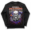 Dunk Low Futura Orange Blaze DopeSkill Long Sleeve T-Shirt Trapped Halloween Graphic Streetwear - Black