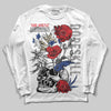 Jordan 3 “Seoul 2.0” DopeSkill Long Sleeve T-Shirt Side Hustle Graphic Streetwear - White