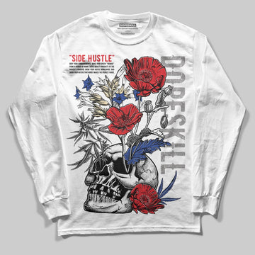 Jordan 3 “Seoul 2.0” DopeSkill Long Sleeve T-Shirt Side Hustle Graphic Streetwear - White