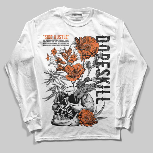 Jordan 1 Retro High OG Shattered Backboard (2025) DopeSkill Long Sleeve T-Shirt Side Hustle Graphic Streetwear - White