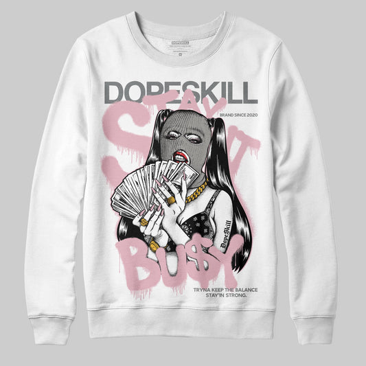 Air Max 95 OG “Pink Foam” DopeSkill Sweatshirt Stay It Busy Graphic Streetwear - White