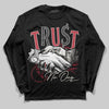 Jordan 4 “Sierra Red" DopeSkill Long Sleeve T-Shirt Trust No One Graphic Streetwear - black
