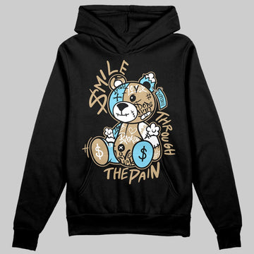 Jordan 11 City Pack “H-Town” DopeSkill Hoodie Sweatshirt Smile Through The Pain Graphic Streetwear - Black