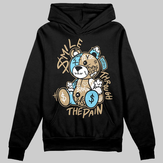 Jordan 11 City Pack “H-Town” DopeSkill Hoodie Sweatshirt Smile Through The Pain Graphic Streetwear - Black