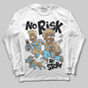 Jordan 11 City Pack “H-Town” DopeSkill Long Sleeve T-Shirt No Risk No Story Graphic Streetwear - White 