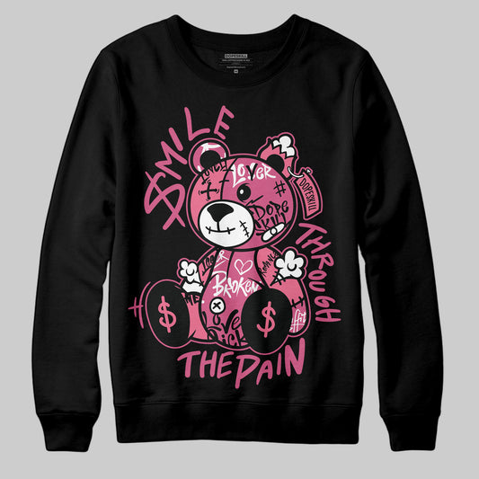 Diesel Pink S - Serendipity Pro-X1 Trainers DopeSkill Sweatshirt Smile Through The Pain Graphic Streetwear - Black