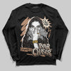 Jordan 4 Retro Cozy Girl DopeSkill Long Sleeve T-Shirt NPC Graphic Streetwear - Black