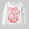 Awake NY x Air Jordan 5 Arctic Pink DopeSkill Sweatshirt Real Y2K Players Graphic Streetwear - White 
