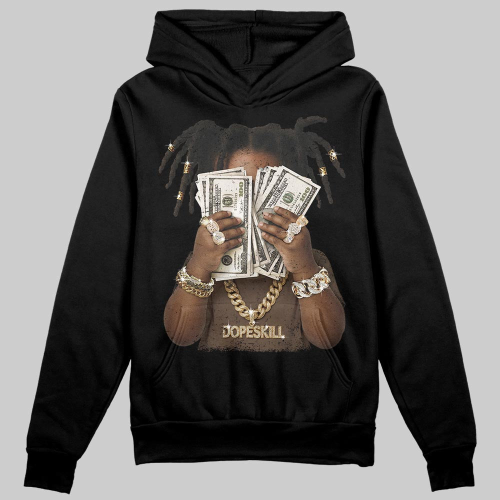 A Ma Maniére x Air Jordan 4 “Dark Mocha” DopeSkill Hoodie Sweatshirt Rich Youth Graphic Streetwear - black
