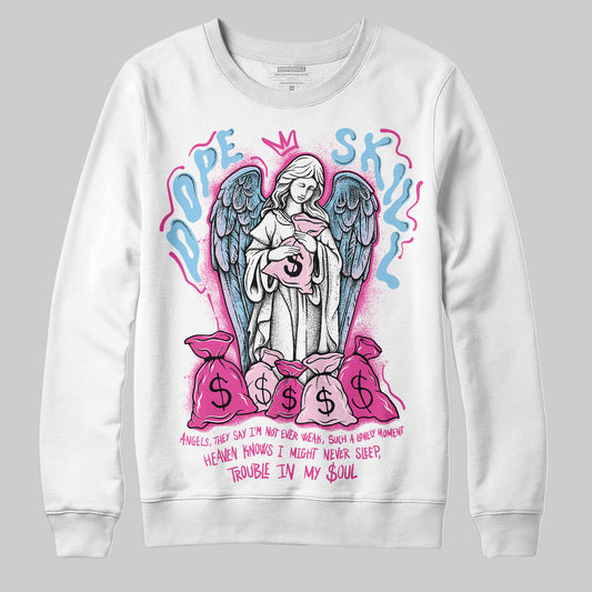 Jordan 6 “Doernbecher” DopeSkill Sweatshirt Angels Graphic Streetwear - White 