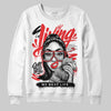 Black and White Sneakers DopeSkill Sweatshirt Living My Best Life Graphic Streetwear  - White