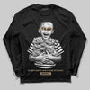 TAN Sneakers DopeSkill Long Sleeve T-Shirt Scared Money Don't Make No Money Graphic Streetwear - Black