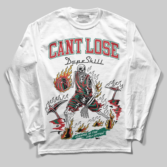 Jordan 3 Mexico 'El Vuelo' DopeSkill Long Sleeve T-Shirt Cant Lose Graphic Streetwear - White