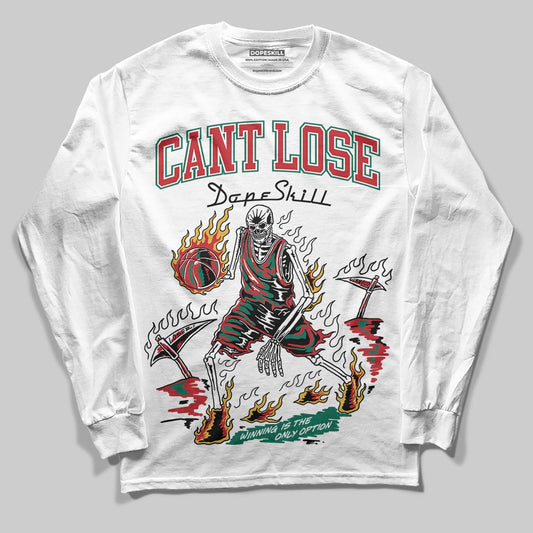 Jordan 3 Mexico 'El Vuelo' DopeSkill Long Sleeve T-Shirt Cant Lose Graphic Streetwear - White