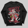 Jordan 4 “Sierra Red" DopeSkill Long Sleeve T-Shirt Money Callin' Graphic Streetwear - Black
