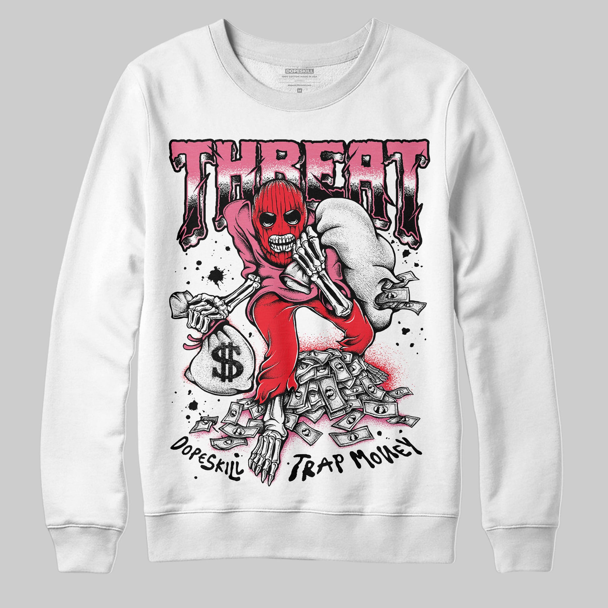 Diesel Pink S - Serendipity Pro-X1 Trainers DopeSkill Sweatshirt Threat Graphic Streetwear - White