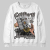 Jordan 4 Retro Cave Stone DopeSkill Sweatshirt Get Rich Graphic Streetwear - White