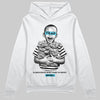 Jordan 11 Retro Gamma Blue (2025) DopeSkill Hoodie Sweatshirt Scared Money Don't Make No Money Graphic Streetwear - White