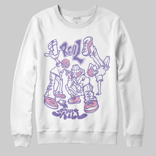 Jordan 11 "Mojave" DopeSkill Sweatshirt Real Y2K Players Graphic Streetwear - White