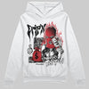 Jordan 11 “Bred Velvet” DopeSkill Hoodie Sweatshirt Drip'n Never Tripp'n Graphic Streetwear - White