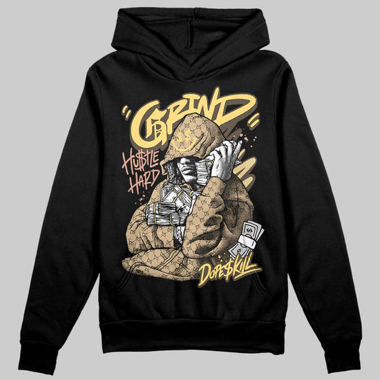 TAN Sneakers DopeSkill Hoodie Grind Pray Graphic Streetwear - Black