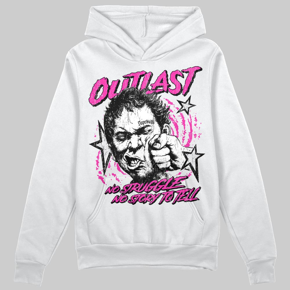 Pink Sneakers DopeSkill Hoodie Outlast Graphic Streetwear - White