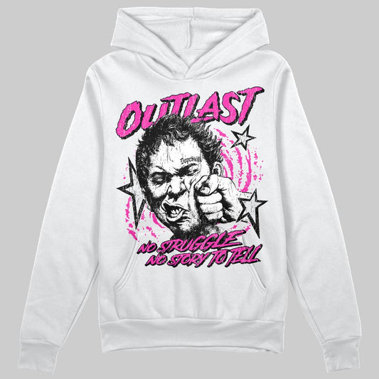Pink Sneakers DopeSkill Hoodie Outlast Graphic Streetwear - White