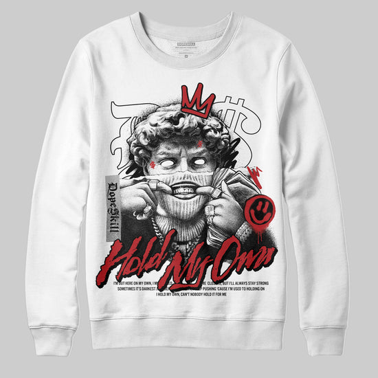 Jordan 12 Retro Flu Game (2025) DopeSkill Sweatshirt In My Way Graphic Streetwear - White