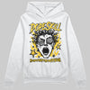 Yellow Sneakers DopeSkill Hoodie Sweatshirt Root of Evil Graphic Streetwear - White